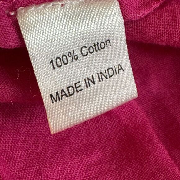 Banjanan Dress‎ Womens Sz Large Banjanan Beautiful Super Soft Maxi Cotton Tiered - Picture 10 of 14